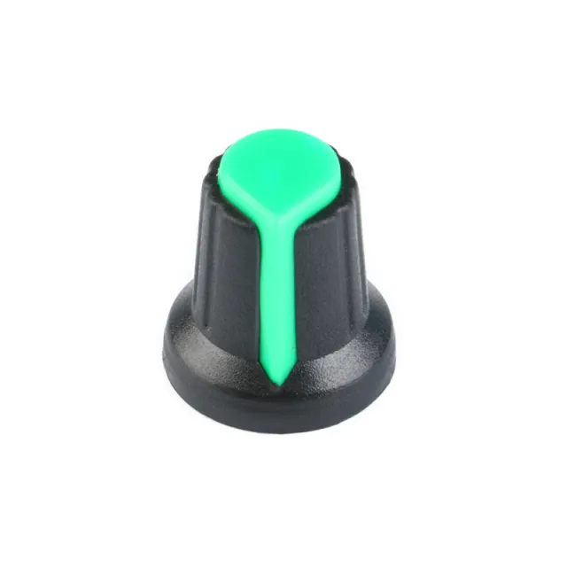Perilla para potenciómetro Verde 15mm 17mm