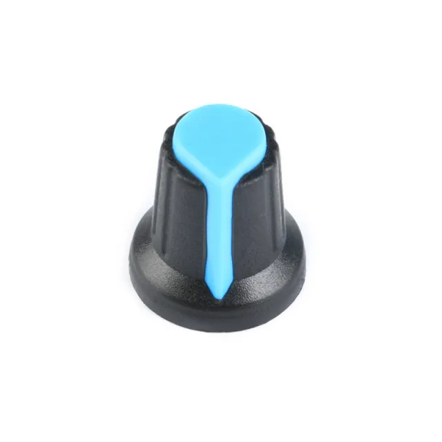 Perilla para potenciómetro Azul 15mm 17mm