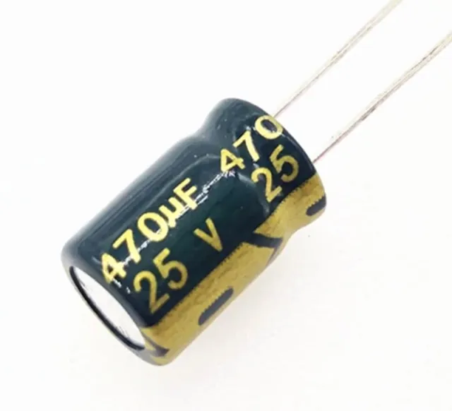 Condensador 470uF 25v Electrolítico (ELCO)