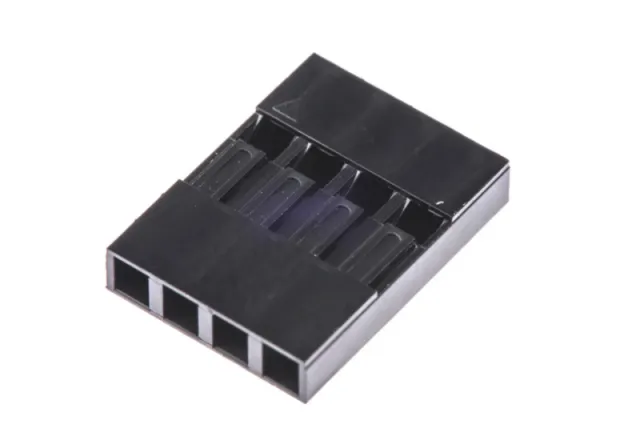 Conector de pines con carcasa de plástico Dupont 4P 2.54mm