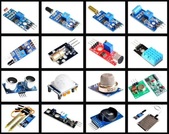 16 sensores en 1 set para Arduino