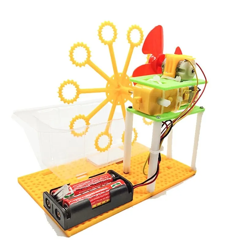 Máquina eléctrica de pompas de jabón DIY