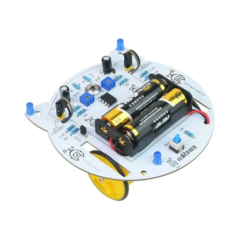 Mini robot gato seguidor de línea - Educativo para niños y estudiantes (STEM)