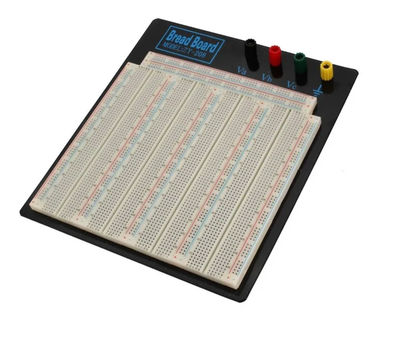 Breadboard, 3220 Gaats - ZY-208, con 4 pinzas