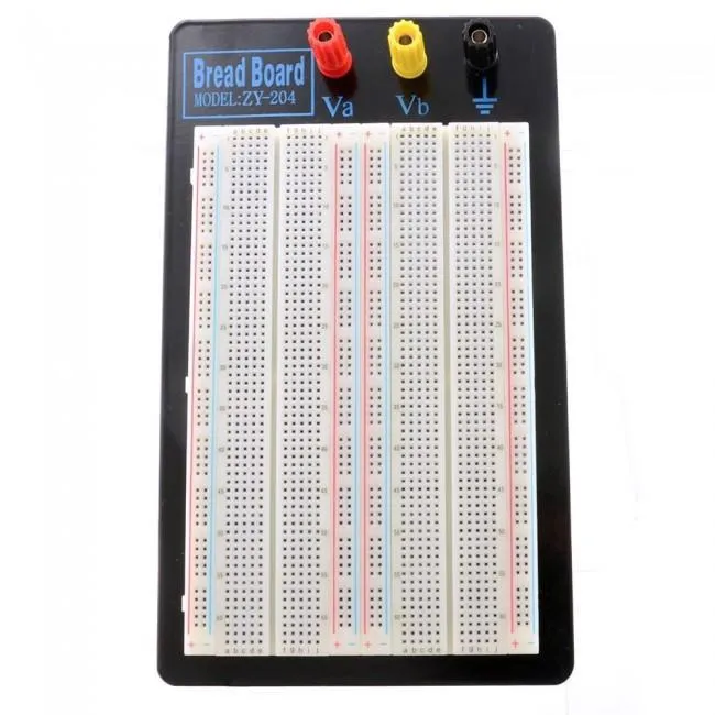Breadboard, 1660 agujeros - ZY-204, 3 bornes