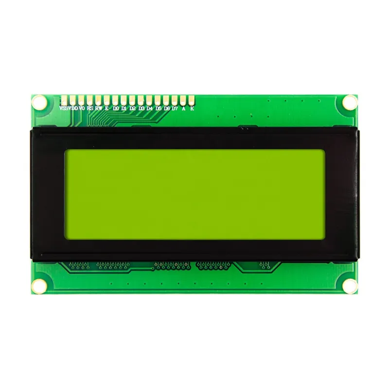 2004 LCD 5V retroiluminación verde/amarilla 20x4