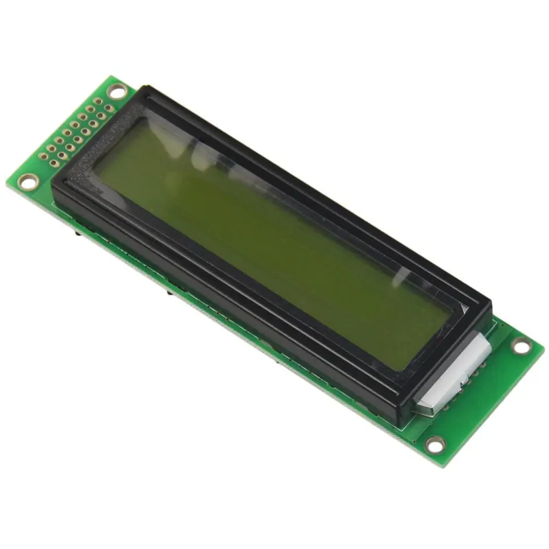 2002 LCD 5V  retroiluminación verde/amarilla 20x2