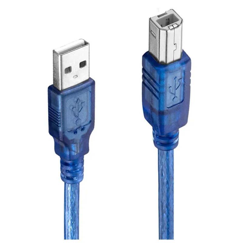 Cable USB-A a USB-B 1 metro (para Arduino UNO y MEGA)