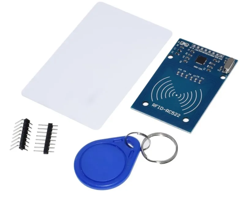 Kit RFID-RC522 NFC MFRC522 S50 Mifare incl. tarjeta RFID Fudan y llavero