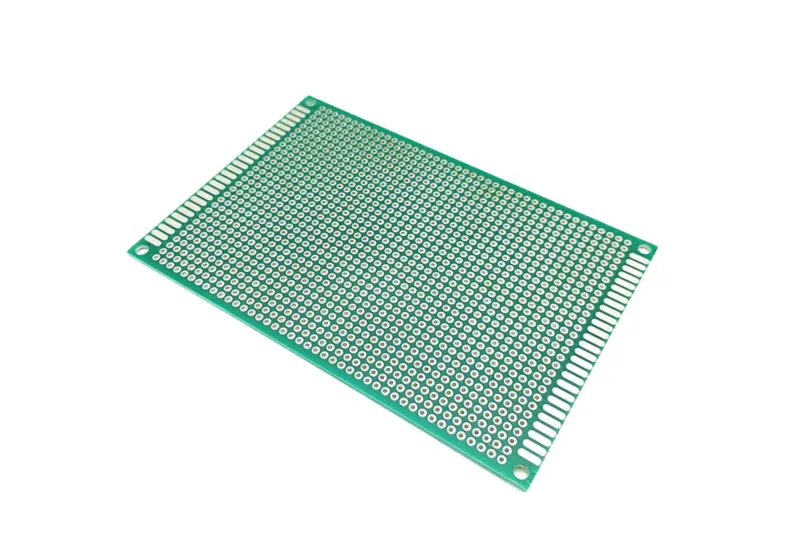 Placa de prototipado experimental 8x12cm verde