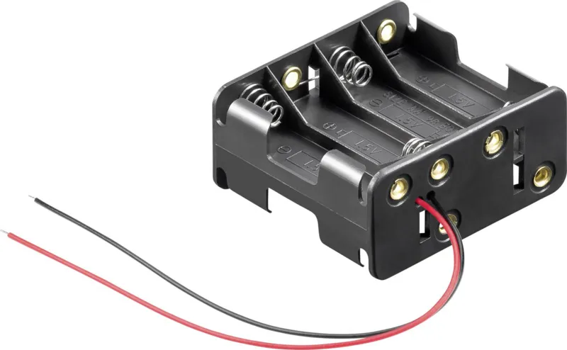 Portapilas para 8x AA (Back-To-Back 12V)
