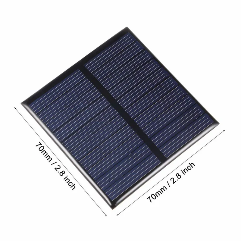 Mini panel solar 70x70mm epoxy