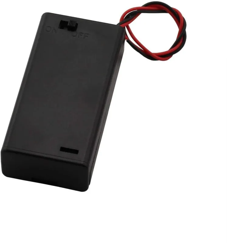Portapilas para 2x AAA con interruptor de encendido/apagado (3V)