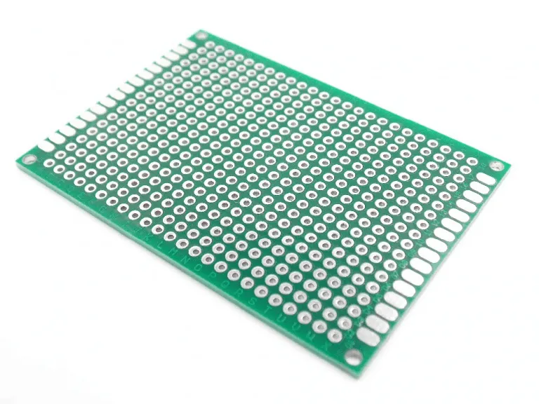 Placa de prototipado experimental 5x7cm verde
