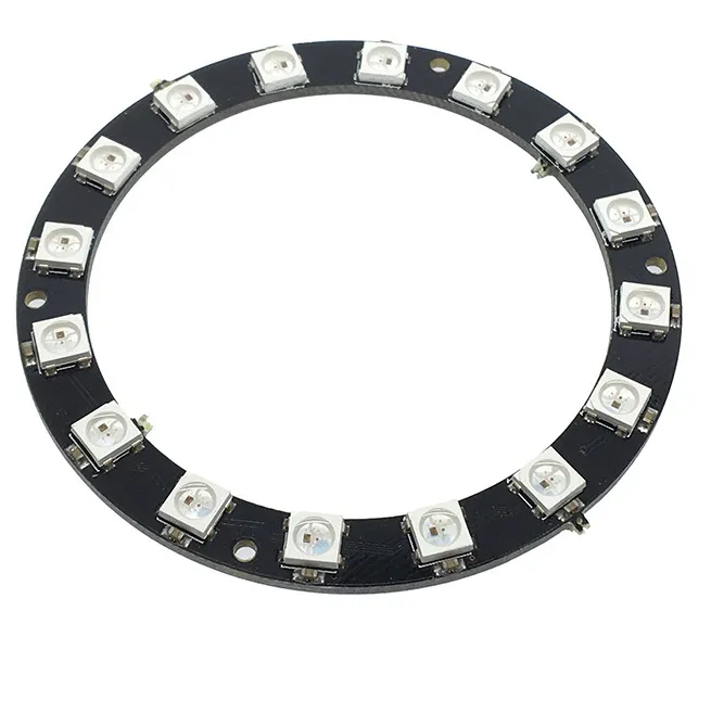 Anillo circular de LEDs RGB WS2812b de 16 bits (Neopixel)