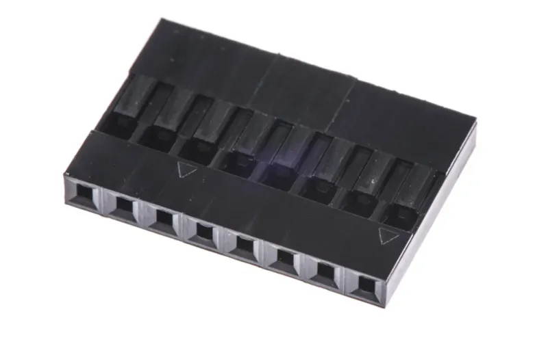 Conector de pines con carcasa de plástico Dupont 8P 2.54mm