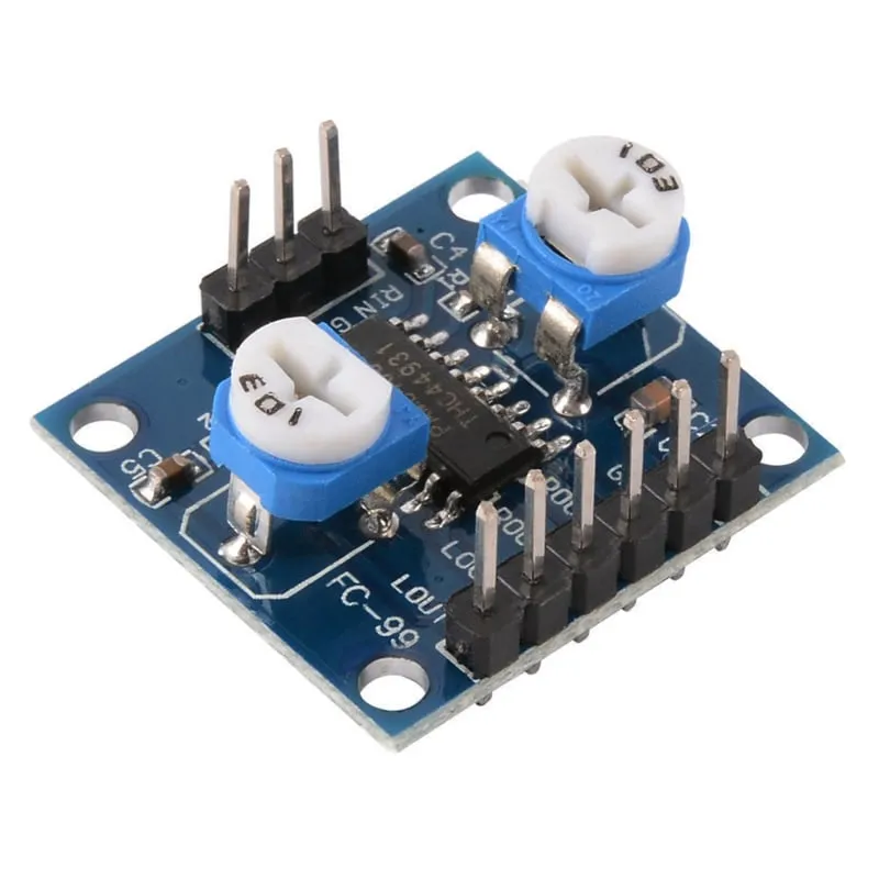 Placa amplificadora digital PAM8406 5Wx2 con potenciómetro de volumen