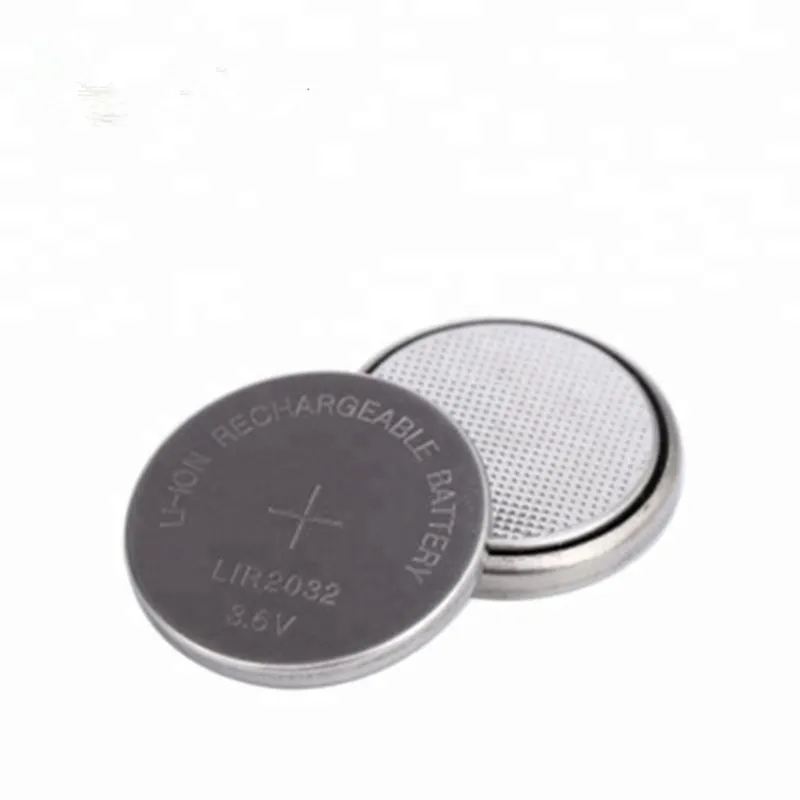 LIR2032 3.6V PILA BOTÓN RECARGABLE