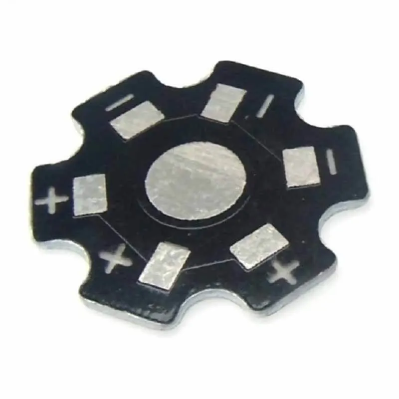 Disipador/ Bloque de refrigeración para LED de alta potencia de 1W y 3W