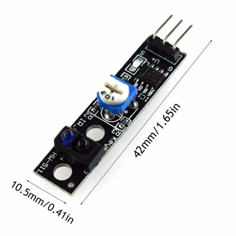 Módulo infrarrojo de seguimiento de línea - 3 PIN, HW-511 TCRT5000