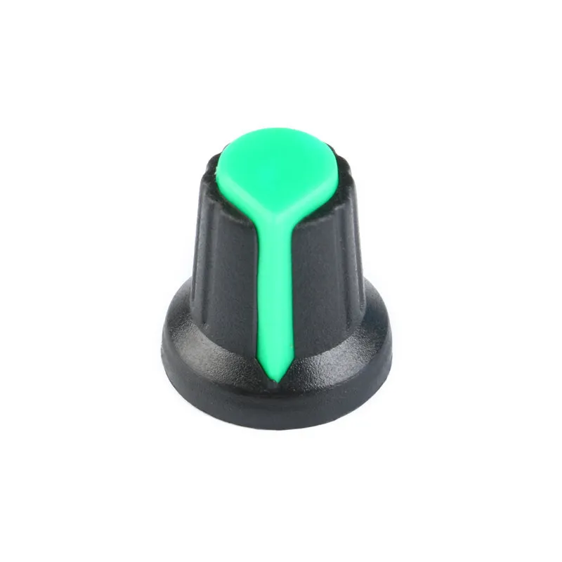 Perilla para potenciómetro Verde 15mm 17mm