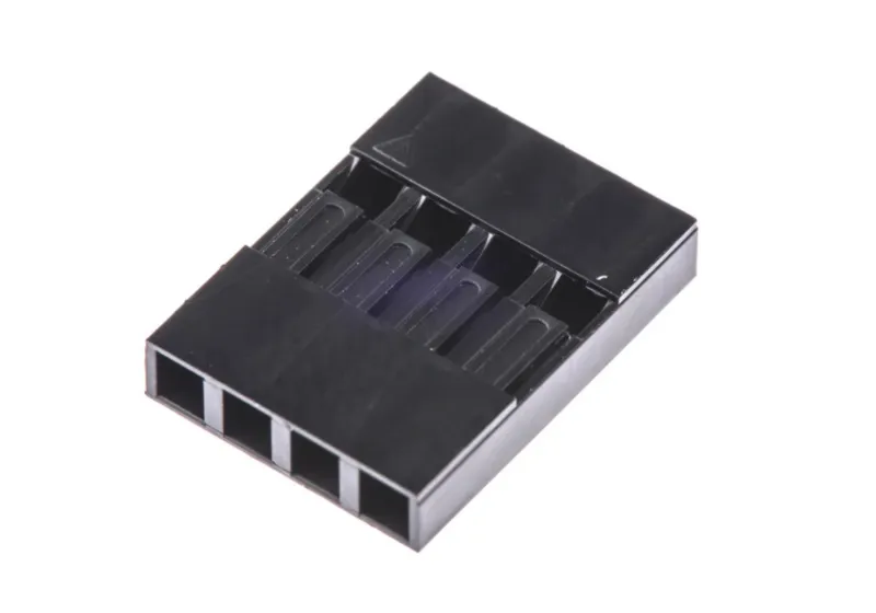 Conector de pines con carcasa de plástico Dupont 4P 2.54mm