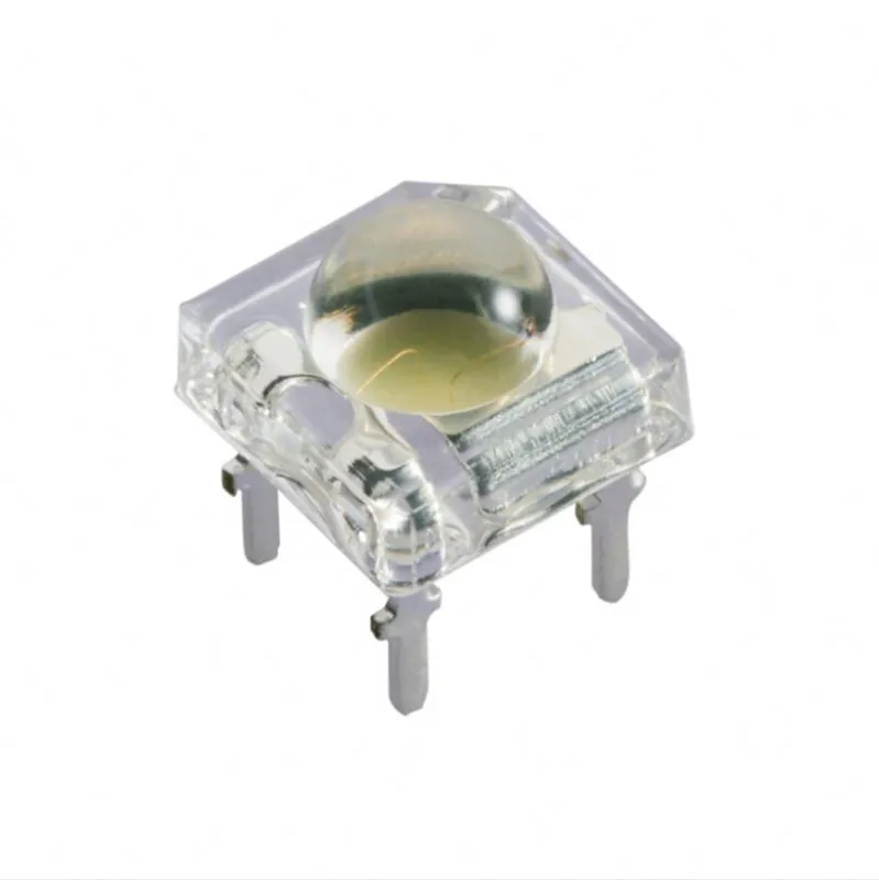 LED 5mm Super Flux Piranha de 4 pines - Amarillo